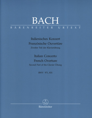 Johann Sebastian Bach: Italian Concerto / French Overture BWV 971, BWV 831