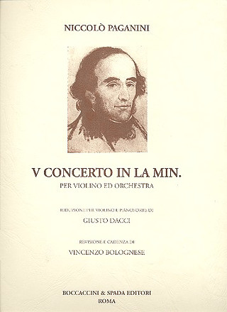 Niccolò Paganini - Concerto La Minore no. 5