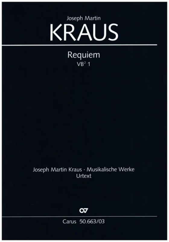 Joseph Martin Kraus Requiem – Klavierauszug