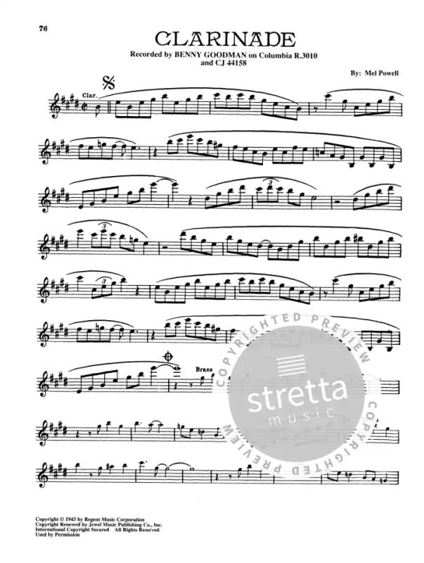 Benny Goodmans Clarinet Method 