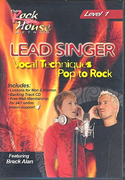 Alan Breck - The Rock House Method: Lead Singer Vocal Techniques - Pop To Rock Level 1