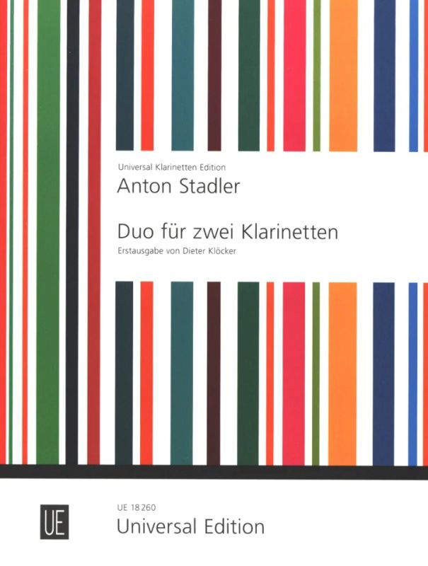 Anton Stadler - Duo für 2 Klarinetten