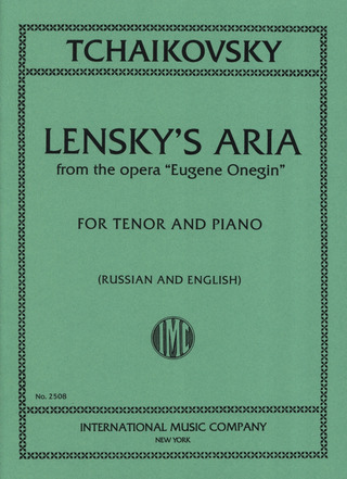 Pyotr Ilyich Tchaikovsky - Eugenio Onegin:Aria Di Lenski(Rus-Ingl)