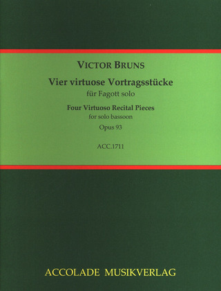 Victor Bruns - Vier virtuose Vortragsstücke op. 93