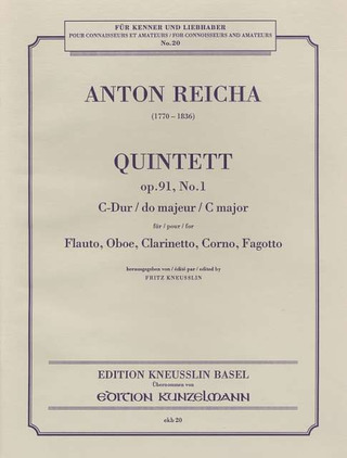 Anton Reicha: Quintette C-dur op. 91/1