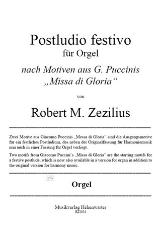 Robert M. Zezilius - Postludio festivo