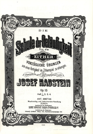 Josef Haustein: Schule der Geläufigkeit 1 op. 13