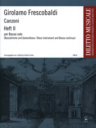 Girolamo Frescobaldi - Canzoni per Basso solo