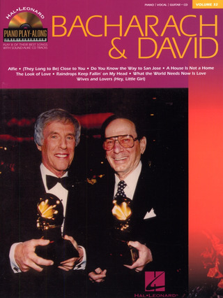 Burt Bacharach: Piano Play-Along Volume 32 Bacharach And David Pvg Book / Cd