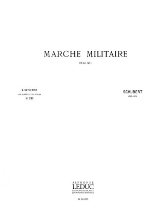 Franz Schubert - Franz Peter Schubert: Marche militaire