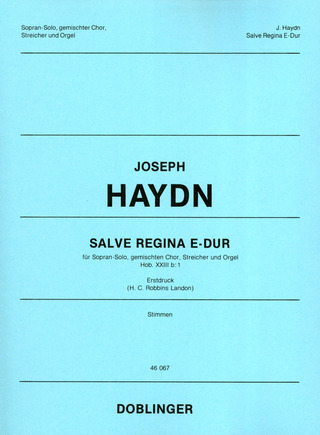 Joseph Haydn: Salve Regina E-Dur Hob. XXIIIb:1