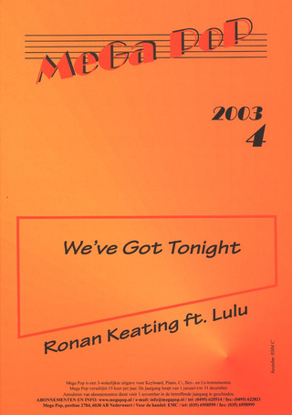 Keating Ronan + Jeanette - We'Ve Got Tonight