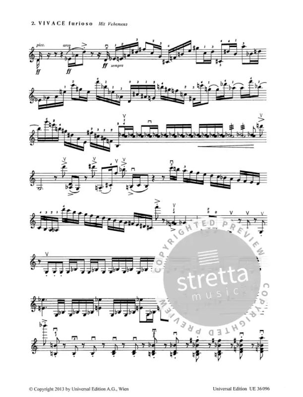 Ernst Krenek - Sonate Nr. 1 für Violine solo op. 33 (1925)