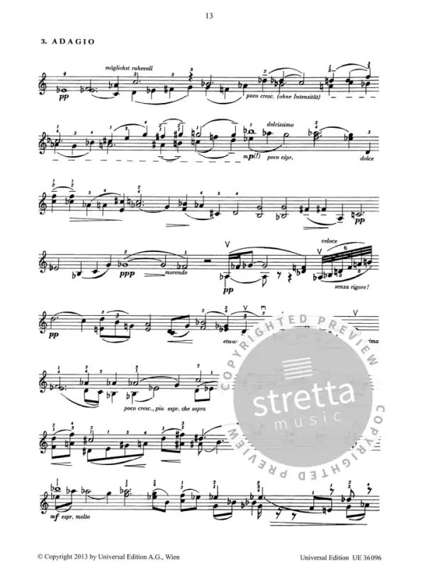 Ernst Krenek - Sonate Nr. 1 für Violine solo op. 33 (1925)