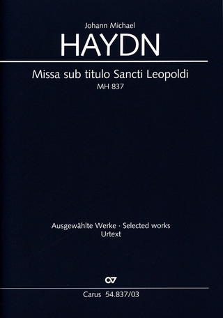 Michael Haydn - Missa sub titulo Sancti Leopoldi