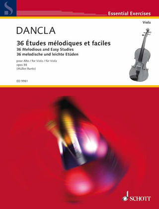 Charles Dancla - 36 melodische und leichte Etüden