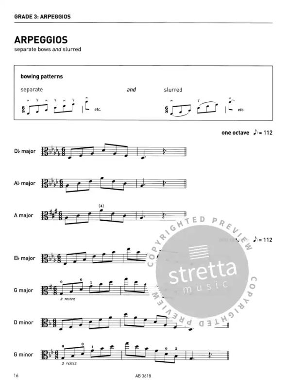 Viola Scales & Arpeggios Grade 1–5
