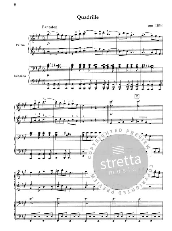 Anton Bruckner: Werke für Klavier zu vier Händen (2)