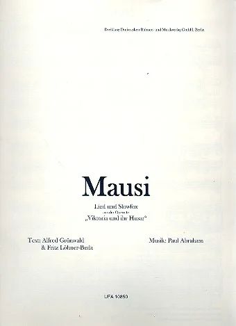 Paul Abraham - Mausi (0)