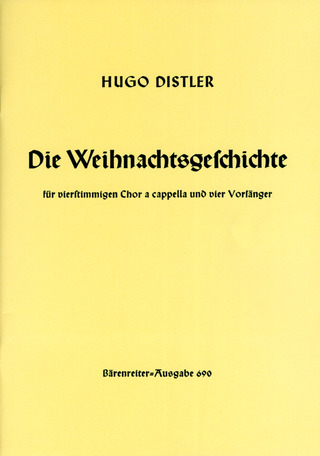 Hugo Distler - Die Weihnachtsgeschichte (Nativity Story) op. 10