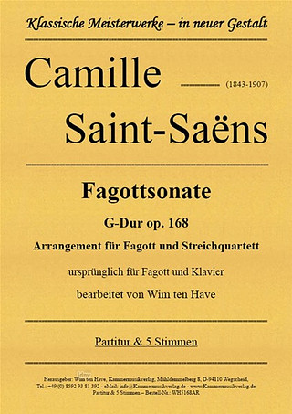 Camille Saint-Saëns - Fagottsonate G-Dur op. 168