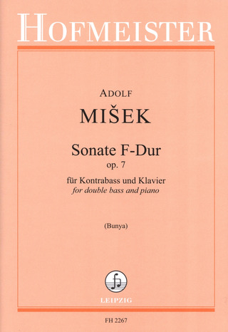 Adolf Misek - Sonate für Kontrabaß und Klavier op. 7