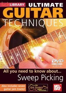 Lick Library Ultimate Guitar Techniques - Sweep Picking Tab Dvd