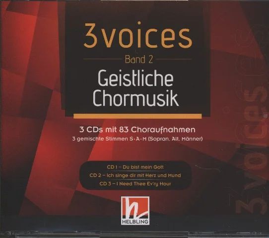 3 Voices – Geistliche Chormusik (CDs)