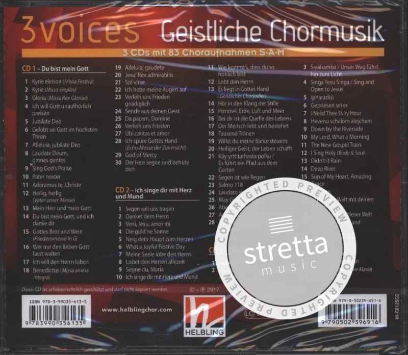 3 Voices – Geistliche Chormusik (CDs)