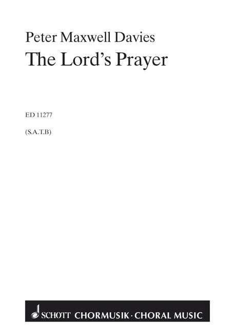 Peter Maxwell Davies - The Lord's Prayer
