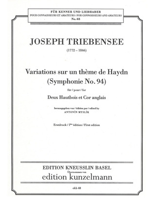 Triebensee Joseph: Variation. Haydn
