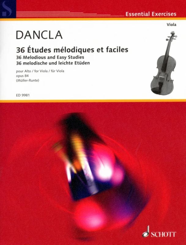 Charles Dancla - 36 melodische und leichte Etüden op. 84