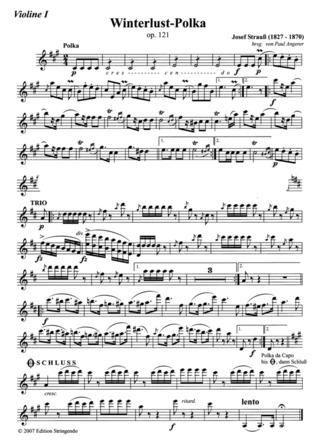 Josef Strauss - Winterlust op. 121