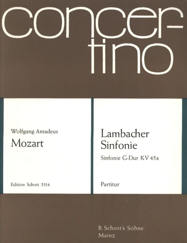 Wolfgang Amadeus Mozart: Lambacher Sinfonie (0)