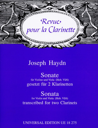 Joseph Haydn: Sonata for Violin und Viola Hob. VI:6