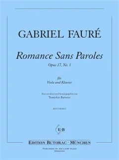 Gabriel Fauré - Romance sans Paroles op. 17/3