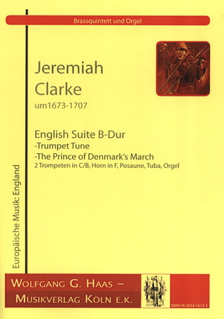 Jeremiah Clarke - English Suite B-Dur
