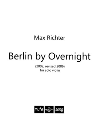 Max Richter - Berlin By Overnight