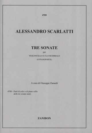 Alessandro Scarlatti - Tre Sonate