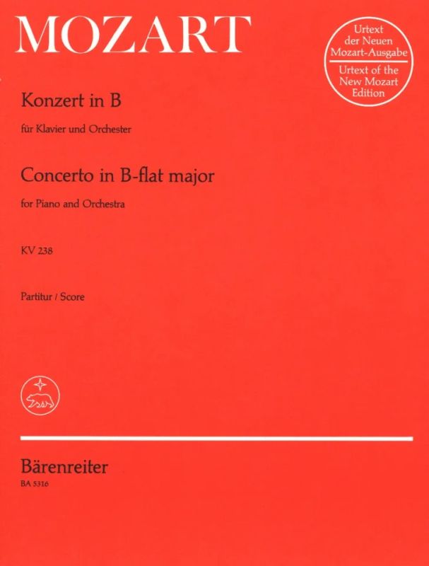 Wolfgang Amadeus Mozart - Konzert für Klavier und Orchester Nr. 6 B-Dur KV 238