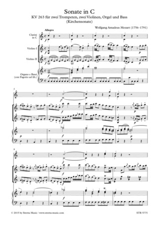 Wolfgang Amadeus Mozart: Sonate in C