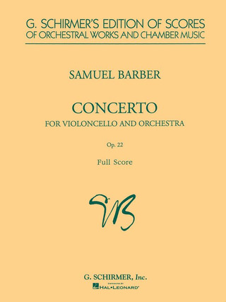 Samuel Barber: Concerto for violoncello and orchestra op. 22