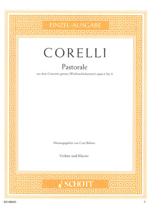 Arcangelo Corelli - Pastorale G-Dur op. 6/8