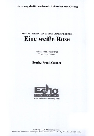 Jean Frankfurter: Eine weiße Rose