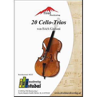 Erich Giuliani - 20 Trios für Violoncello