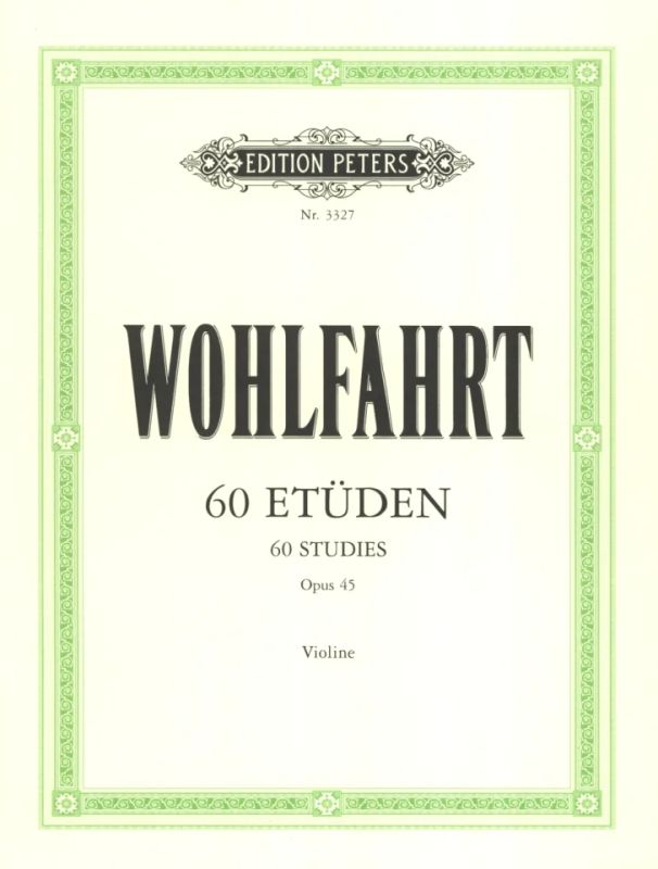 Franz Wohlfahrt - 60 Studies op. 45