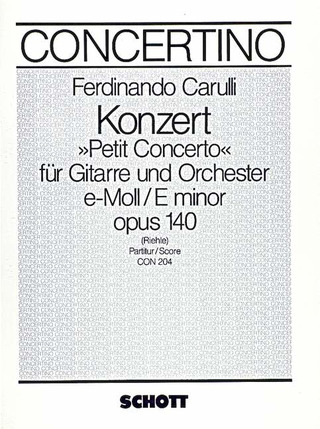 Ferdinando Carulli - Concerto E Minor