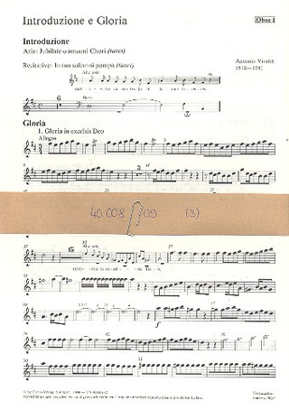 Antonio Vivaldi - Introduzione e Gloria RV 588