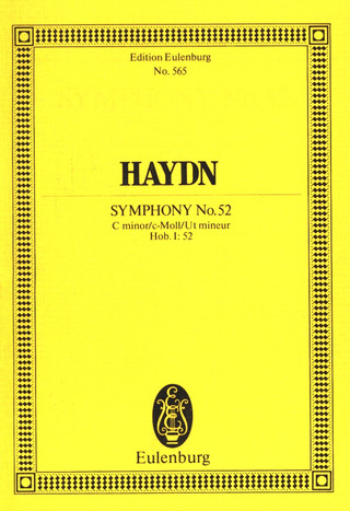 Joseph Haydn - Sinfonie Nr. 52  c-Moll Hob. I: 52