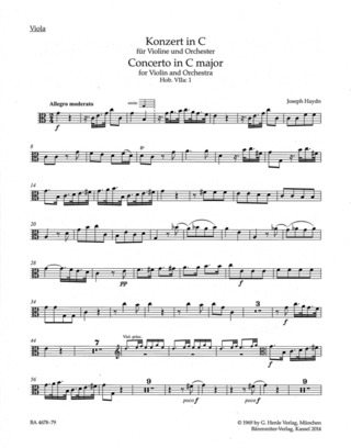 Joseph Haydn: Concerto in C major Hob. VIIa:1